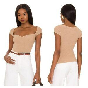 Superdown Rachelle Knit Top - Nude
